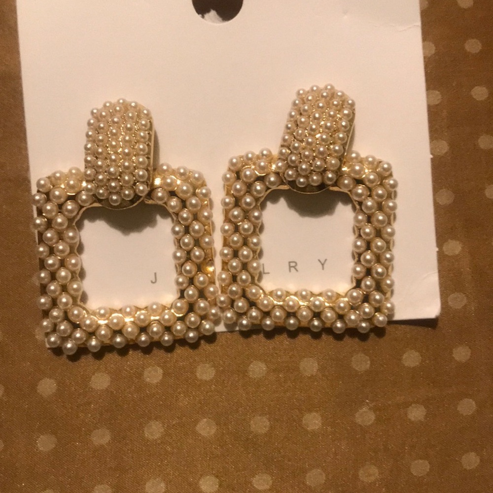 Gold with pearls.